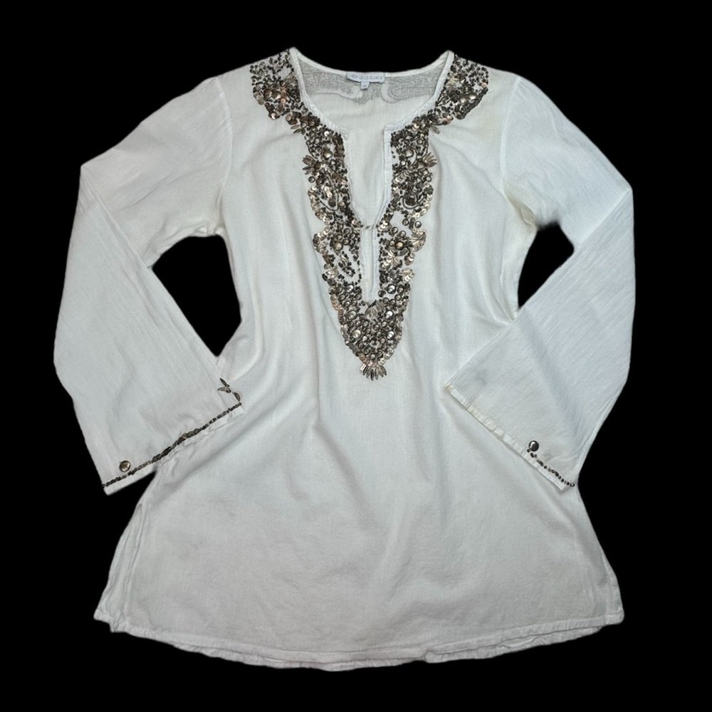 Brazilian Handmade Cover Up Embroidered 100% Cotton